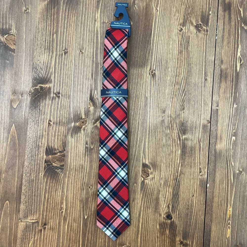 Nautica Plaid Tie